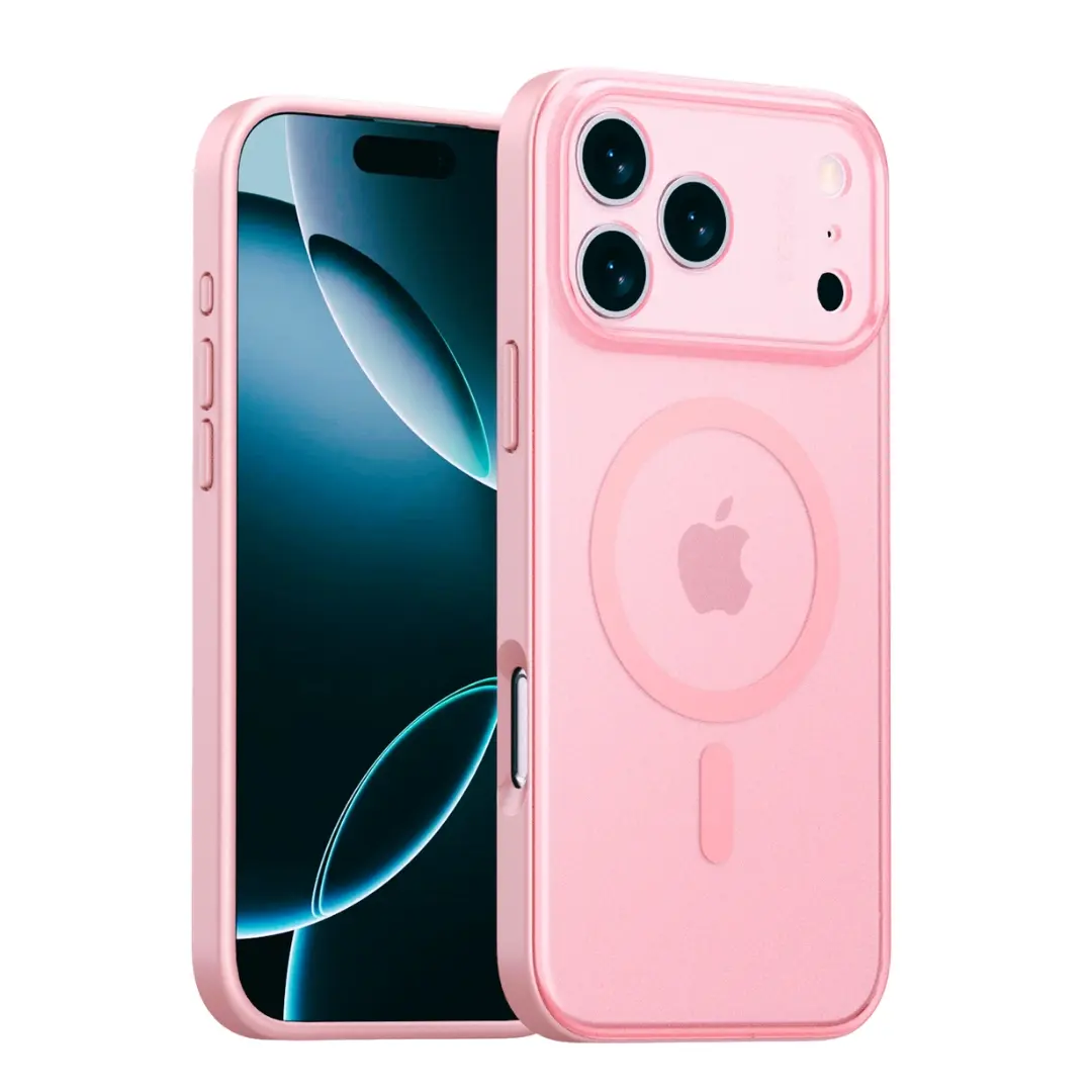 iPhone 17 Pro MagSafe Cam Smoke Twotone Eco Case Pink